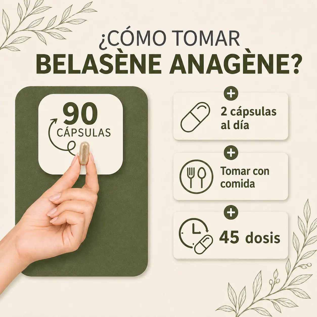 Anagène: cómo tomar