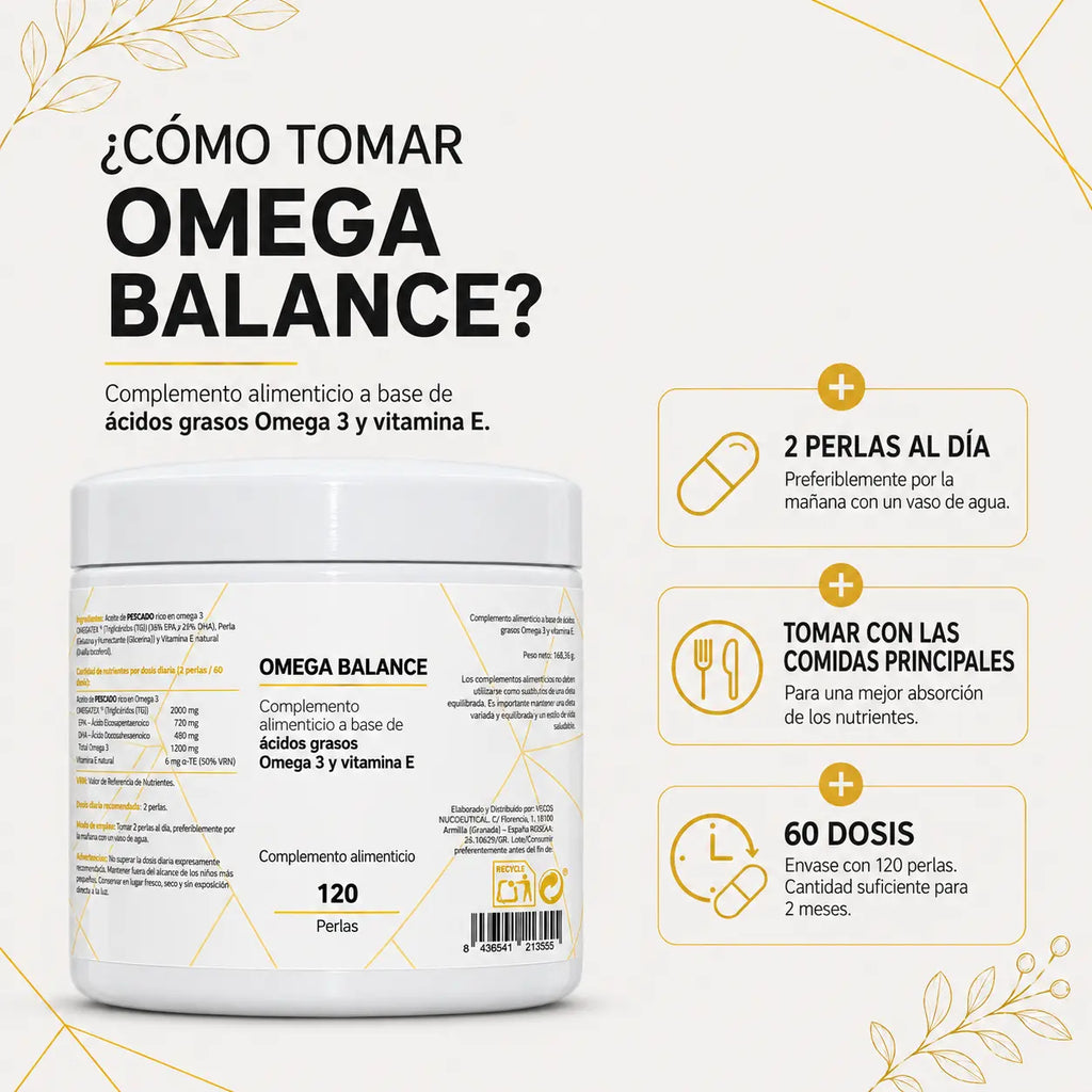 Omega Balance (120 perlas)