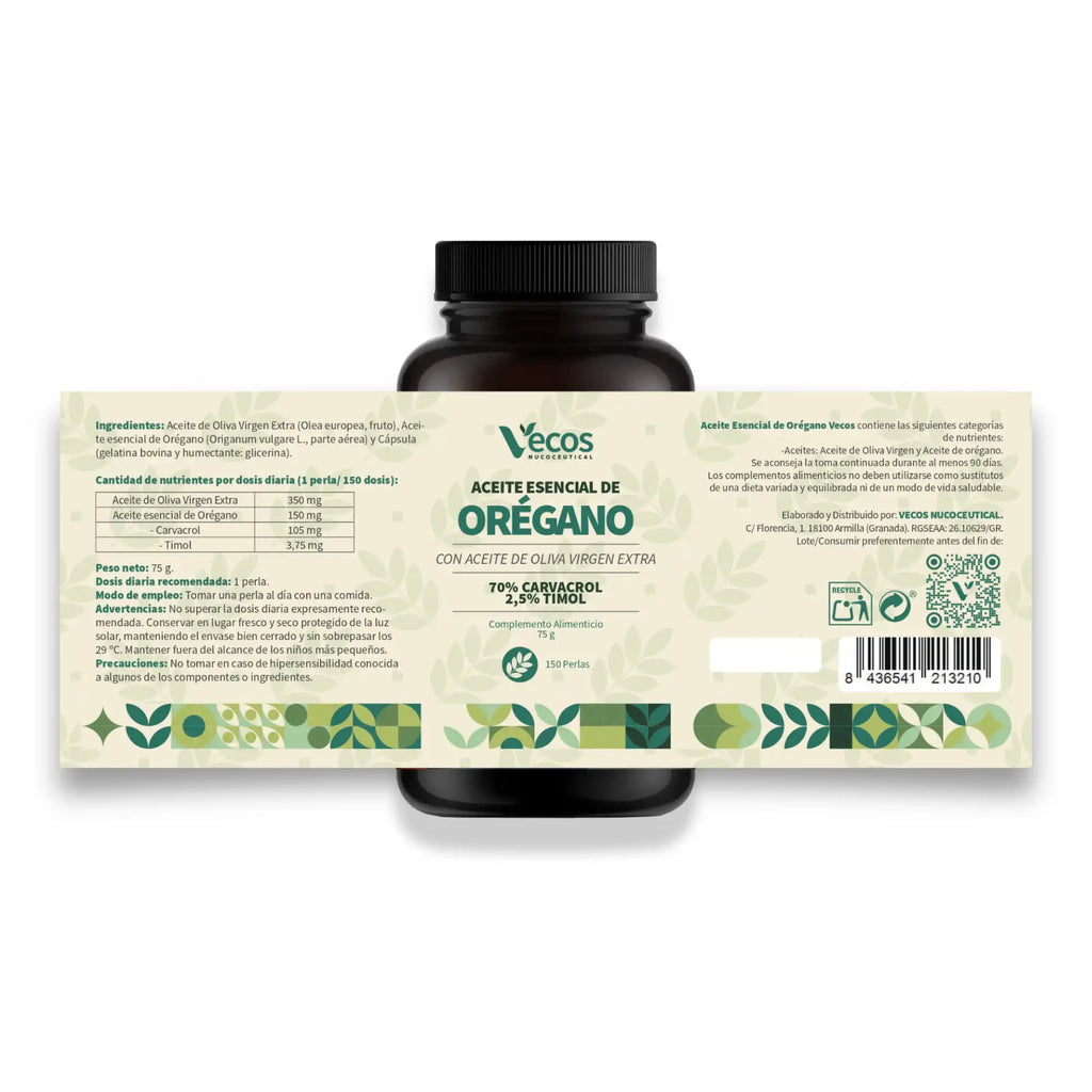 Aceite Esencial de Orégano (150 perlas)