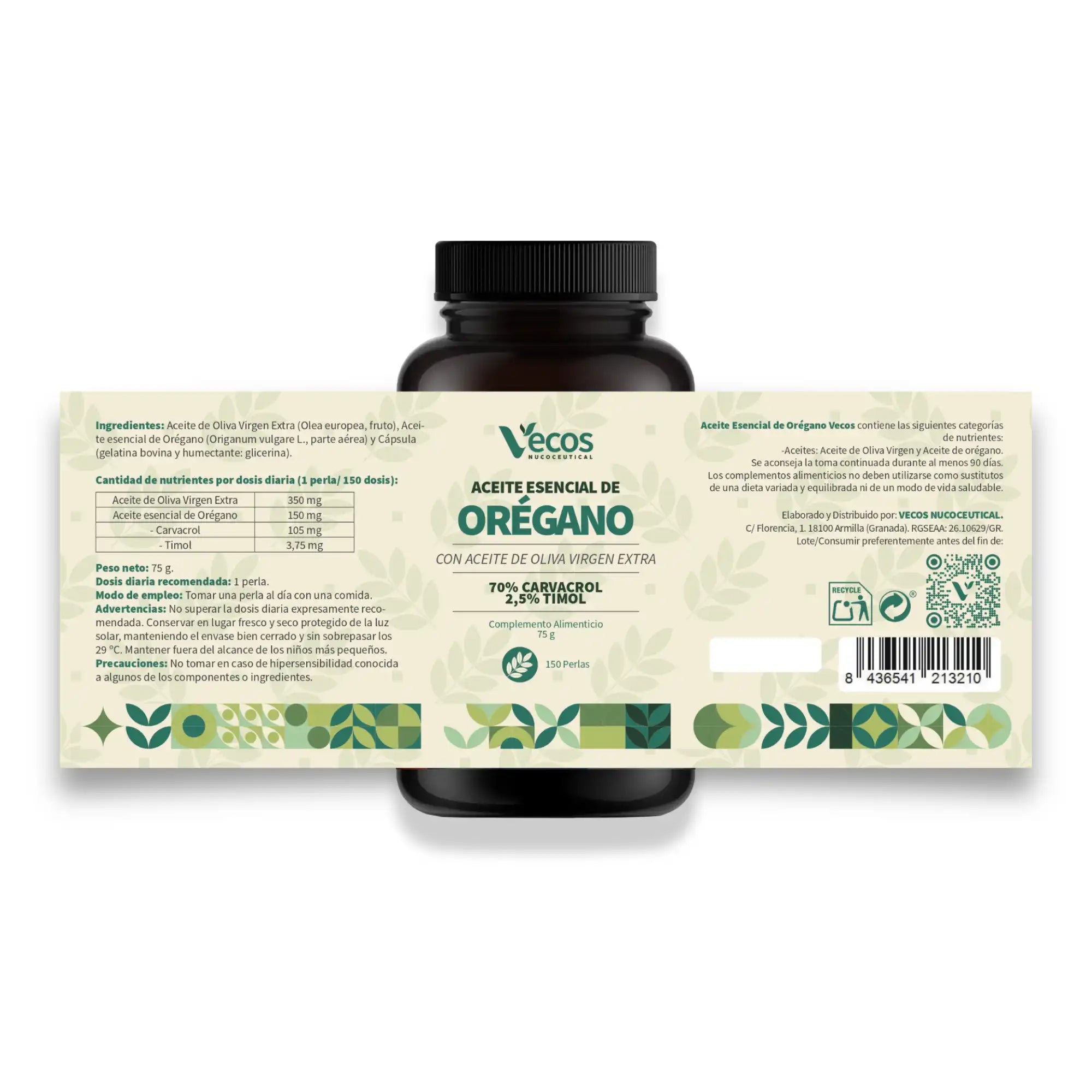 Aceite Esencial de Orégano (150 perlas)