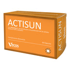 ACTISUN 60 Cápsulas es un complemento con extractos vegetales y vitaminas antioxidantes, pensado para apoyar la piel y proteger las células frente al daño oxidativo.