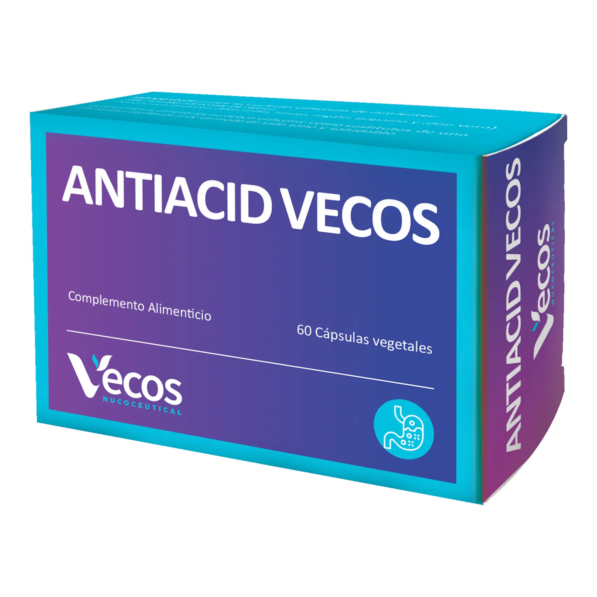 ANTIACID VECOS 60 Cápsulas es un complemento para el confort digestivo, pensado para favorecer una digestión más cómoda y ayudar con la pesadez tras las comidas.