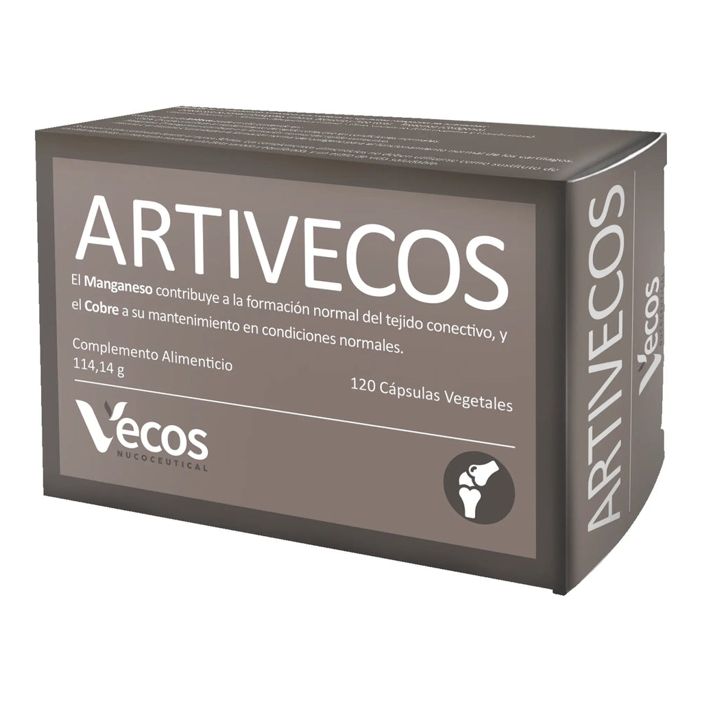 ARTIVECOS 120 Cápsulas es un complemento para articulaciones, orientado a apoyar la movilidad y el confort articular en el día a día.