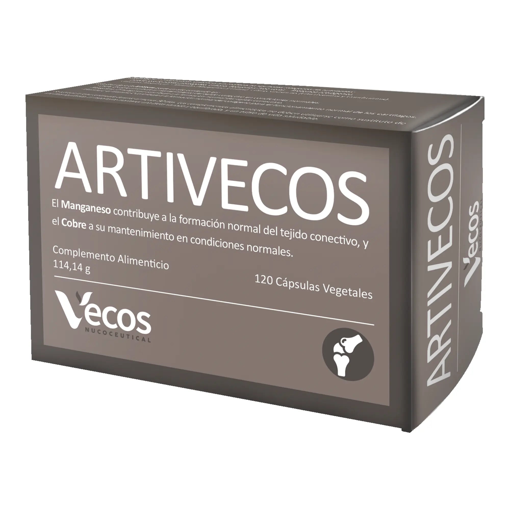 ARTIVECOS 120 Cápsulas es un complemento para articulaciones, orientado a apoyar la movilidad y el confort articular en el día a día.