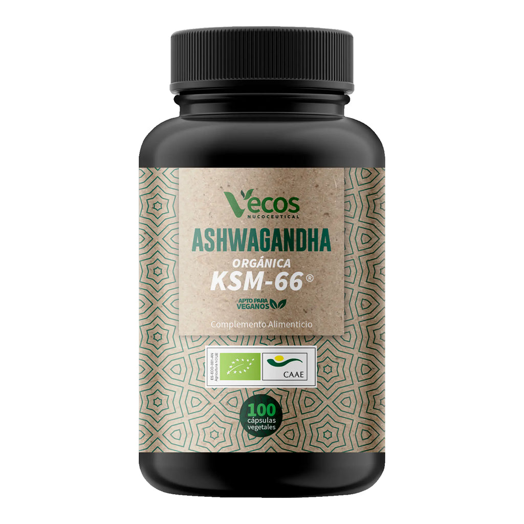 ASHWAGANDHA KSM-66 ECO 100 Capsulas es un complemento ecológico con ashwagandha KSM-66®, orientado a apoyar la relajación y el equilibrio emocional.
