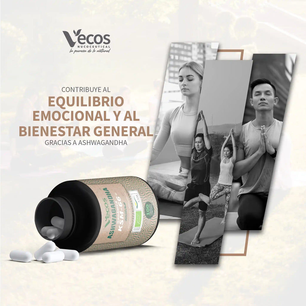 Ashwagandha KSM 66 de Vecos Nucoceutical beenficios