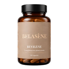 Revigène Belasène | Fórmula Capilar para Mujer con Biotina, Zinc y Hierro (90 cápsulas)