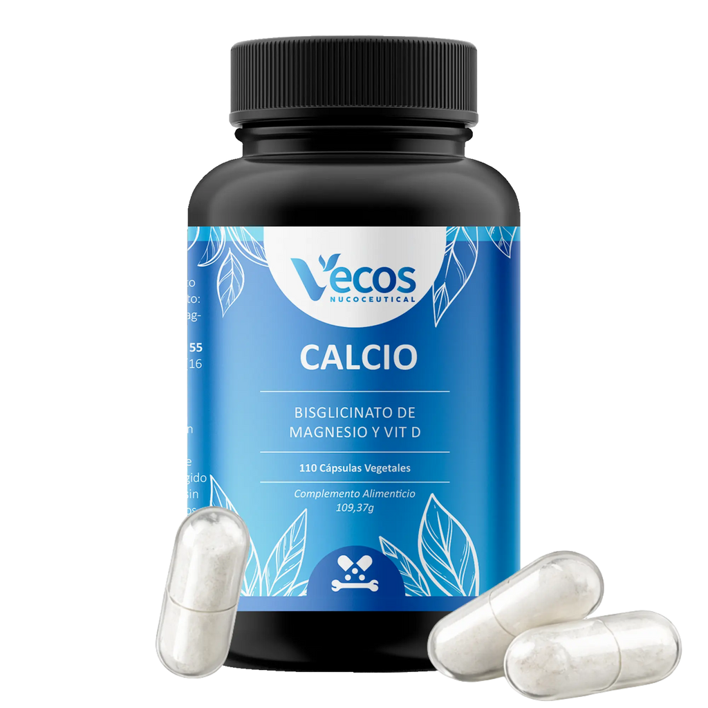 CALCIO 110 Cápsulas es un complemento mineral pensado para apoyar el mantenimiento de huesos y dientes dentro de una dieta equilibrada.