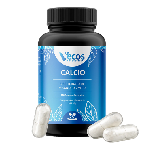 CALCIO 110 Cápsulas es un complemento mineral pensado para apoyar el mantenimiento de huesos y dientes dentro de una dieta equilibrada.