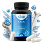 CALCIO 110 Cápsulas es un complemento mineral pensado para apoyar el mantenimiento de huesos y dientes dentro de una dieta equilibrada.