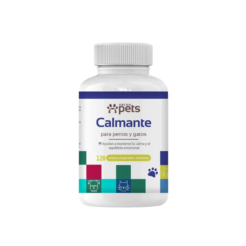 Complemento alimenticio calmante para mascotas