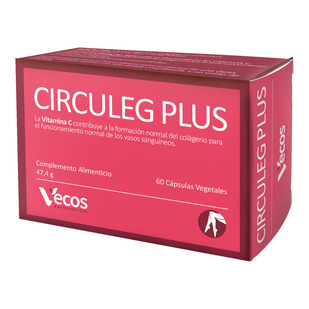 CIRCULEG 60 Cápsulas es un complemento para piernas cansadas, pensado para apoyar la circulación y la sensación de ligereza.