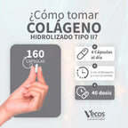 Colágeno hidrolizado tipo II Vecos Nucoceutical cómo tomar