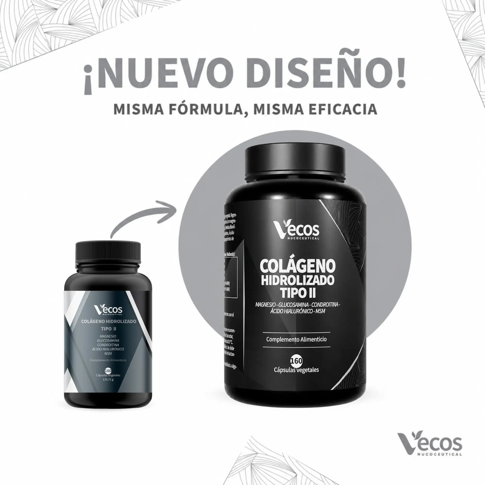 Colágeno Hidrolizado Tipo II (160 cápsulas)