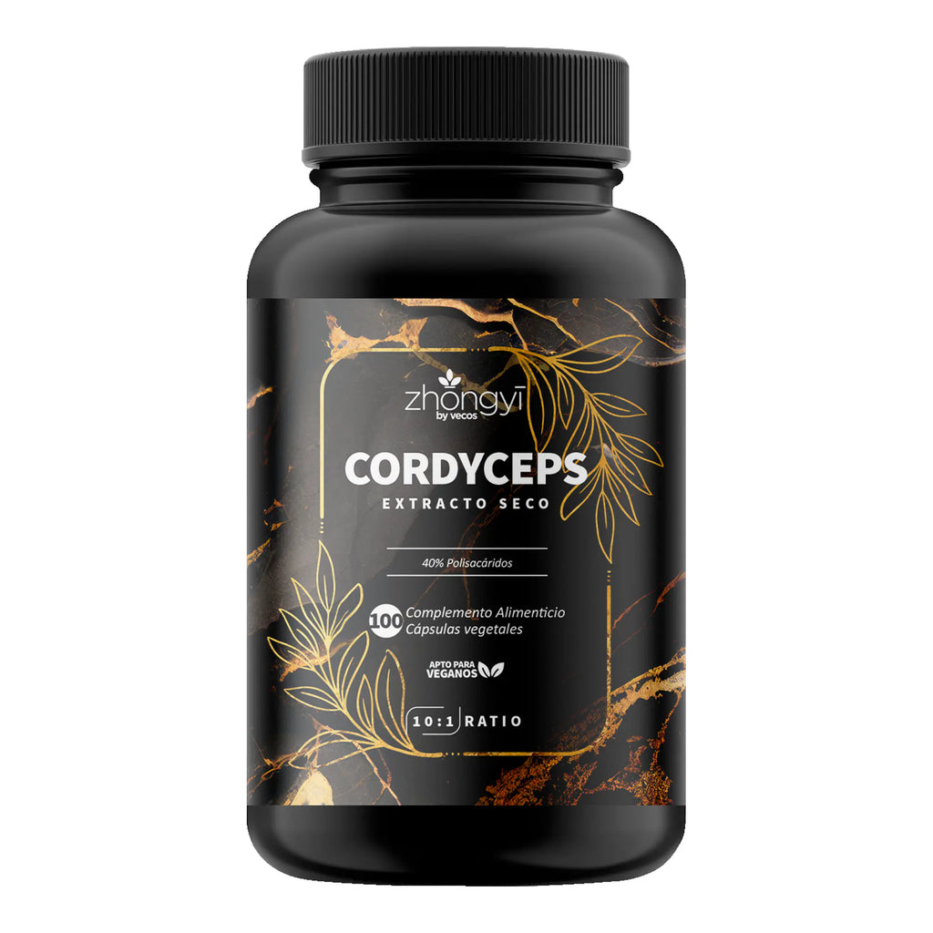 CORDYCEPS ZHONGYI 100 Capsulas es un complemento de cordyceps pensado para apoyar energía, vitalidad y rendimiento físico.