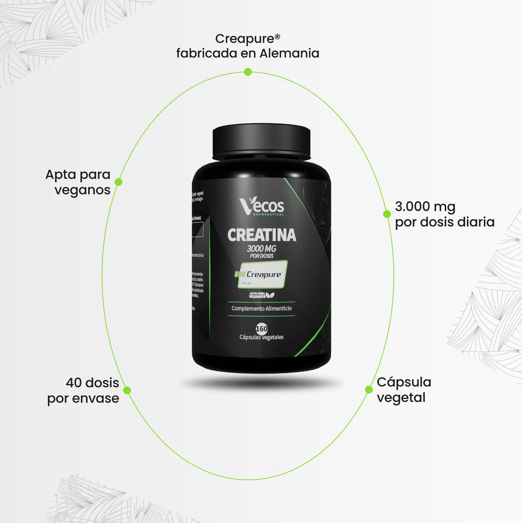 Creatina Creapure® 3000 MG (160 Cápsulas)