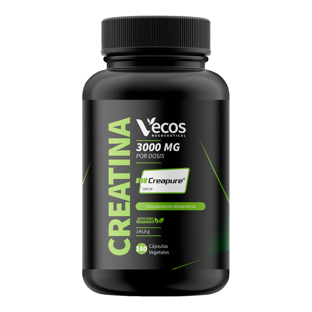 CREATINA CREAPURE 160 Cápsulas es una creatina Creapure® en cápsulas pensada para apoyar el rendimiento físico en series de alta intensidad.