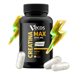 CREATINA MAX 3000MG es creatina en cápsulas, pensada para máximo rendimiento con pureza certificada.