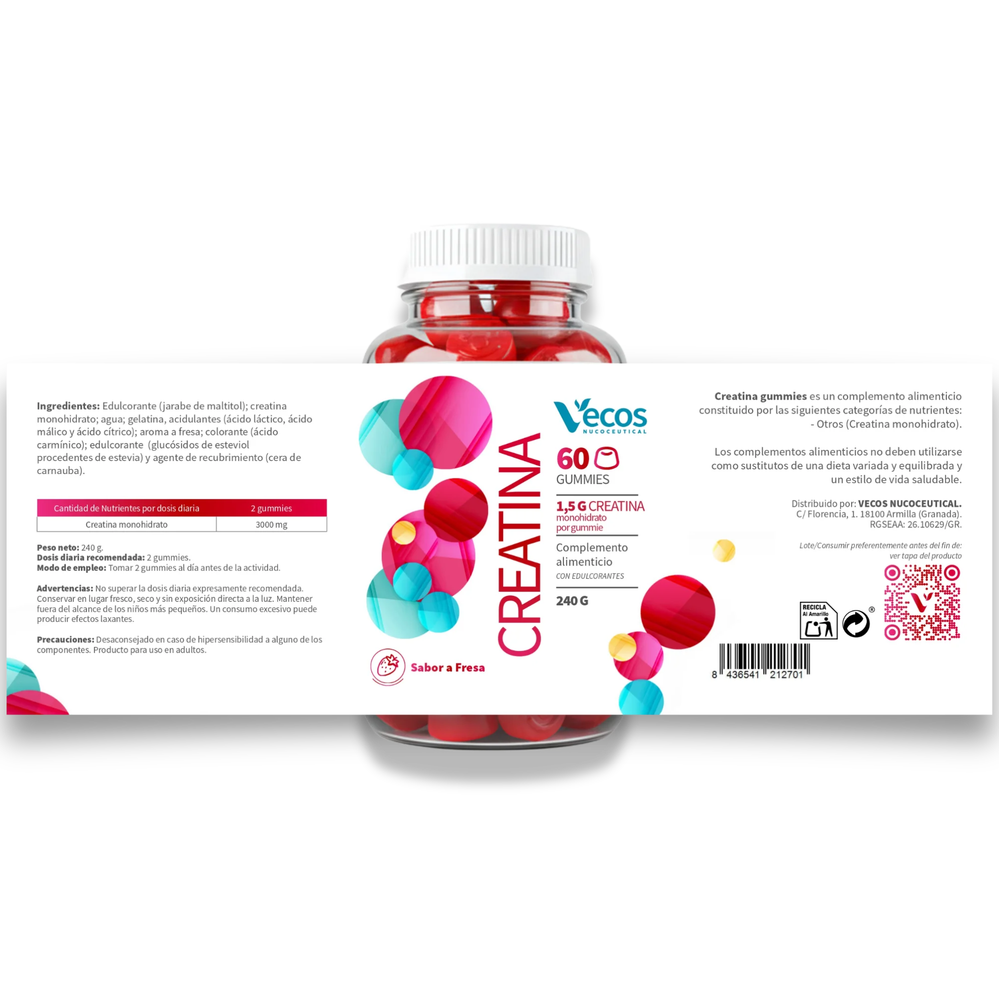 Creatina Gummies (60 gummies)