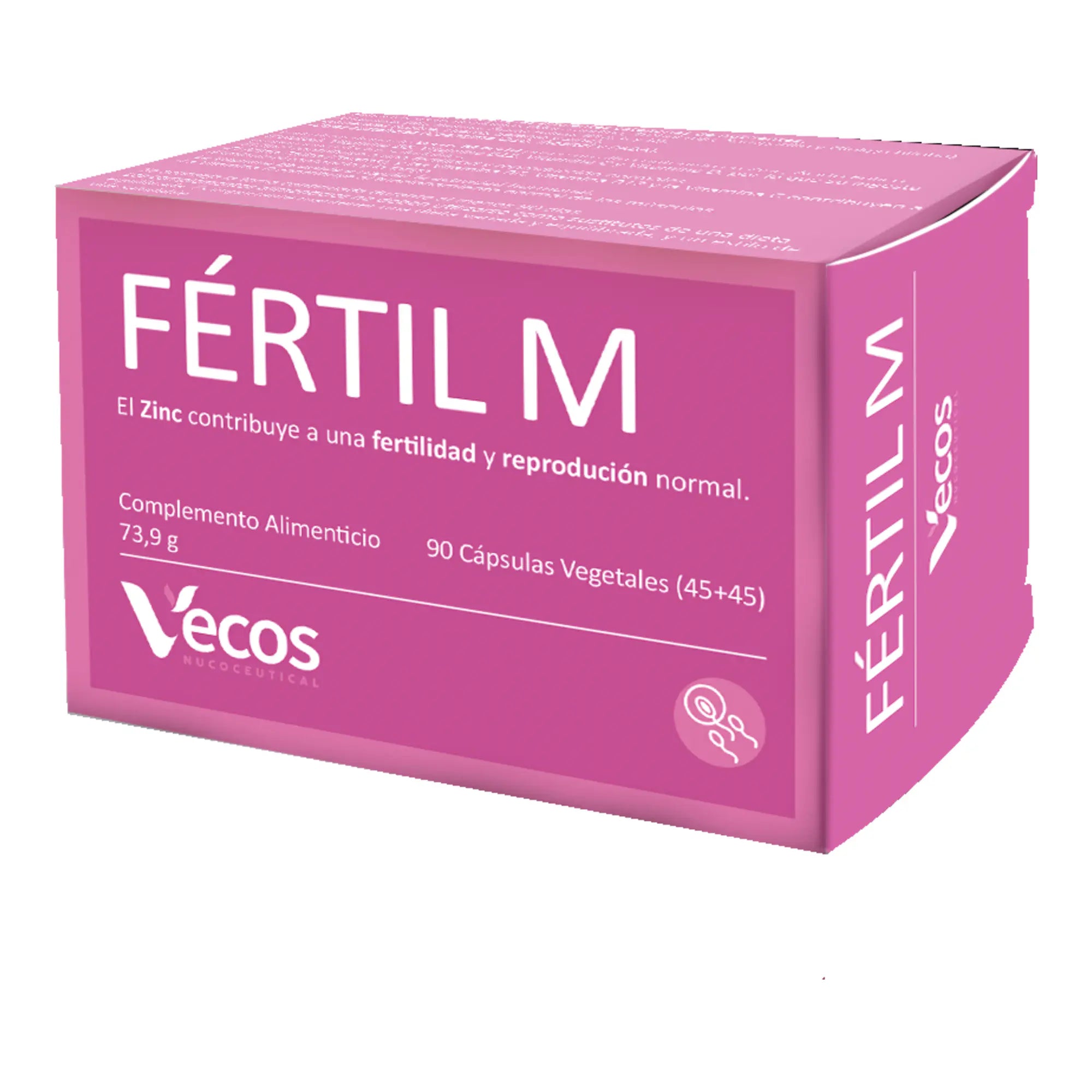 FÉRTIL M 45 Cápsulas + 45 Cápsulas es un complemento para fertilidad femenina, pensado para apoyar equilibrio hormonal y preparación preconcepcional.