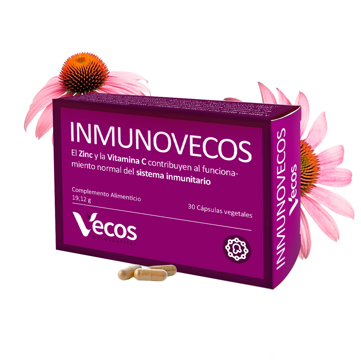 Inmunovecos (30 cápsulas) - Complemento alimenticio para ayudar a las defensas del sistema inmunitario