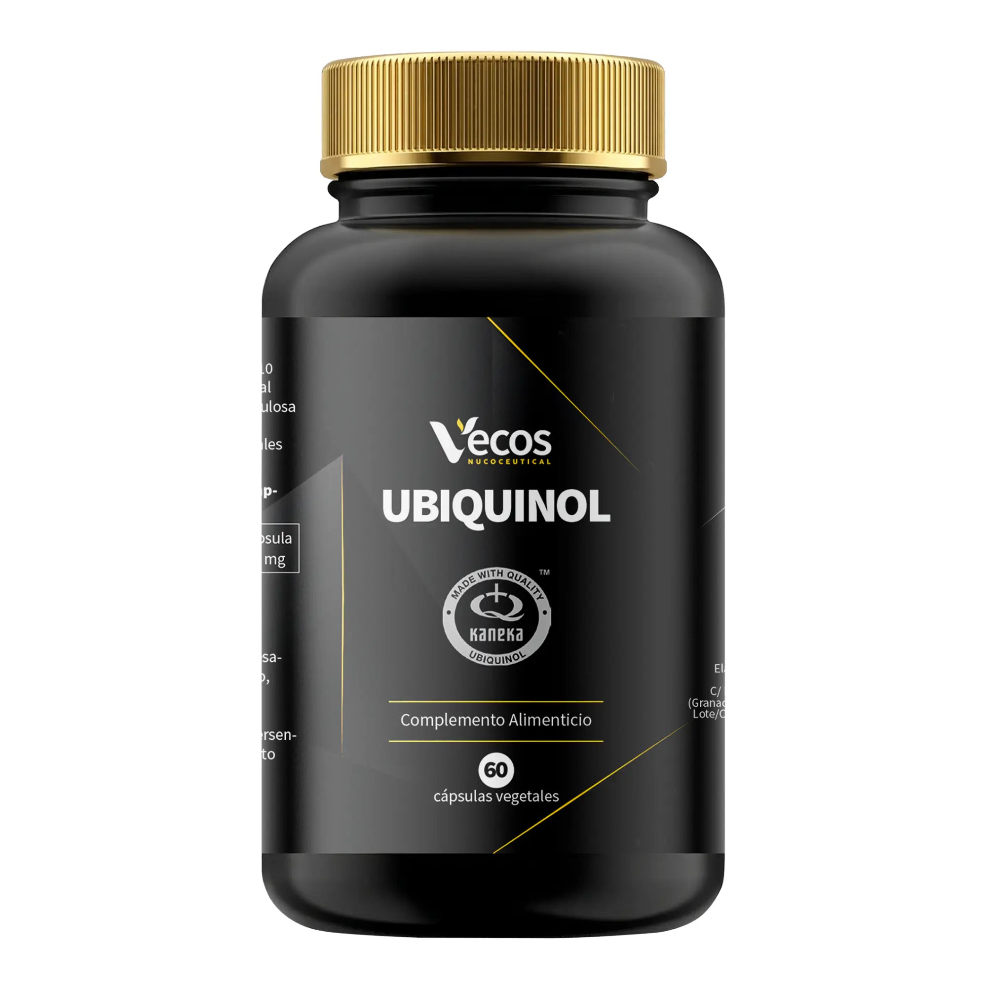 UBIQUINOL KANEKA VECOS 60 Capsulas es un complemento de ubiquinol (forma activa de CoQ10) pensado para apoyar energía celular y corazón.