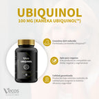 UBIQUINOL KANEKA VECOS 60 Capsulas es un complemento de ubiquinol (forma activa de CoQ10) pensado para apoyar energía celular y corazón.