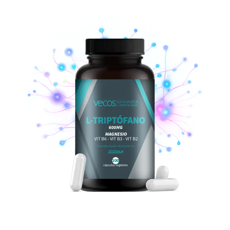 Complemento alimenticio con l-triptófano y magnesio