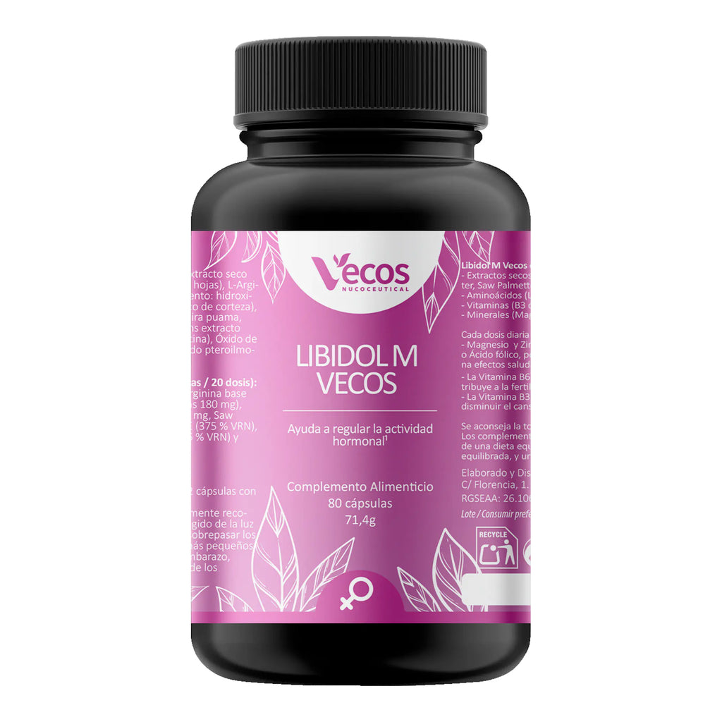LIBIDOL M 80 Cápsulas es un complemento para bienestar femenino, pensado para apoyar libido, energía y estado de ánimo.