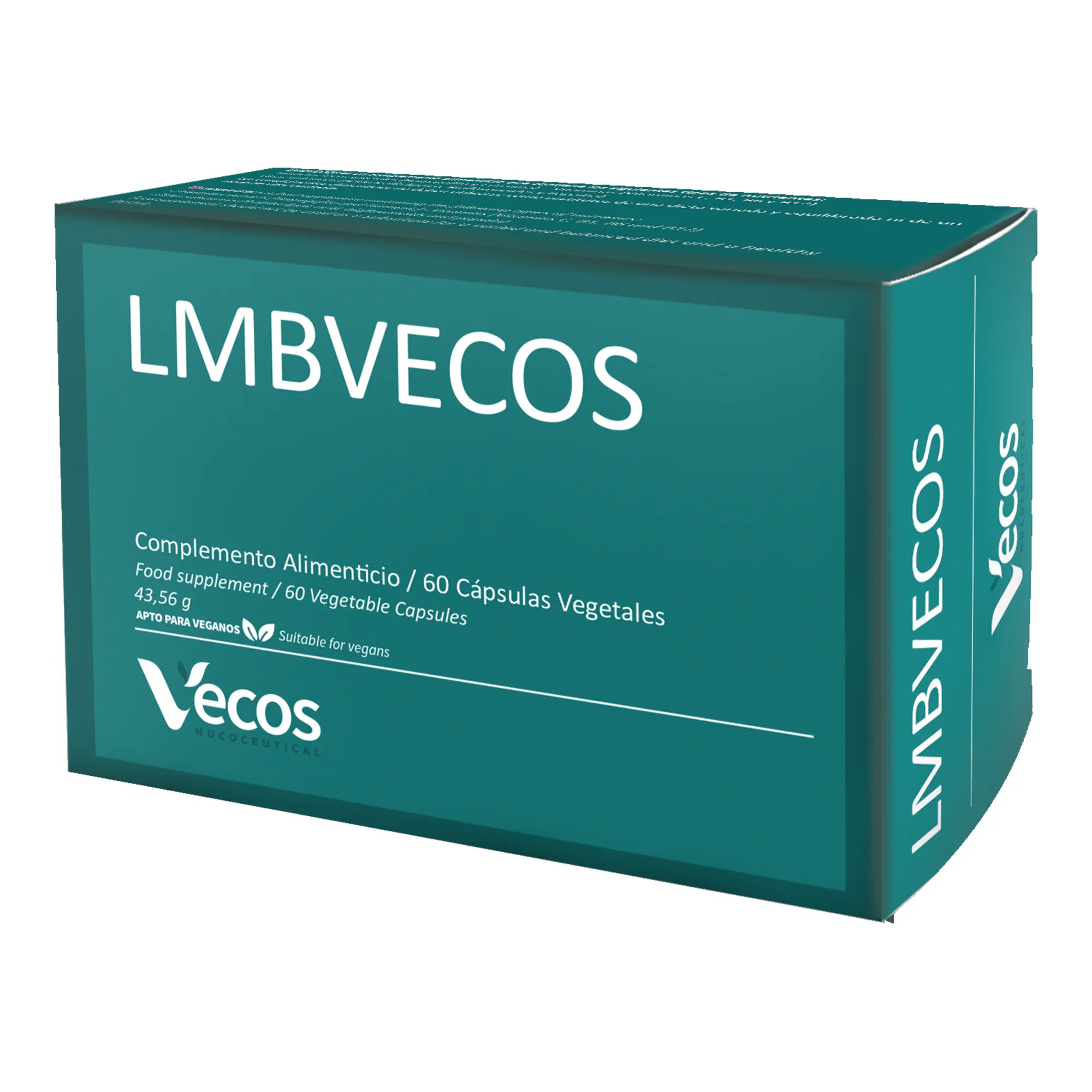 LMBVECOS 60 Cápsulas es un complemento pensado para confort lumbar y bienestar muscular, apoyando la movilidad y la recuperación.