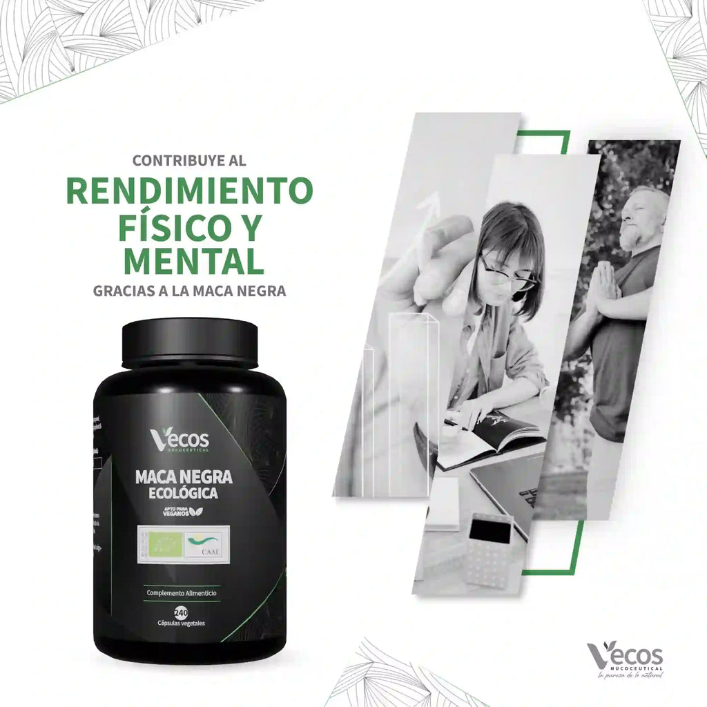 Maca Negra Ecológica VECOS (240 cápsulas)