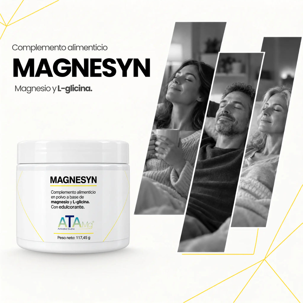 Magnesyn | Acetil Taurinato de Magnesio ATA Mg® + Glicina (45 dosis)