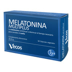 MELATONINA MULTIPLUS VECOS 30 Cápsulas es un complemento para descanso, pensado para ayudar a conciliar el sueño y apoyar relajación nocturna.