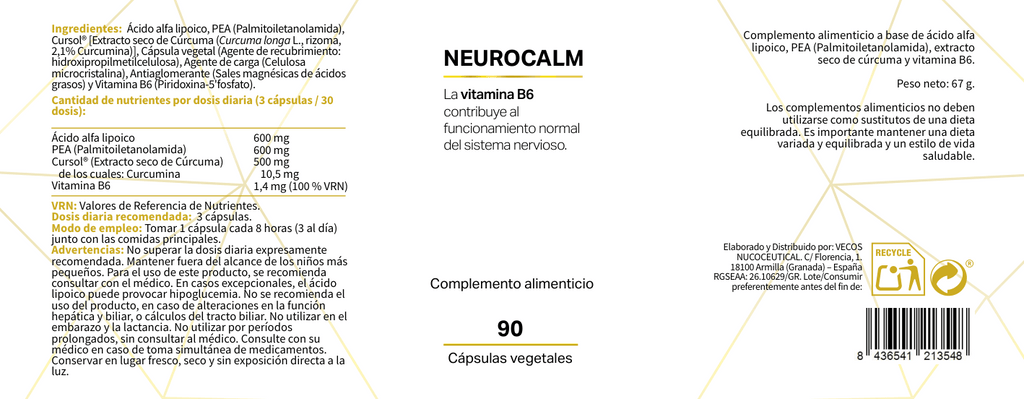 Neurocalm (90 cápsulas)