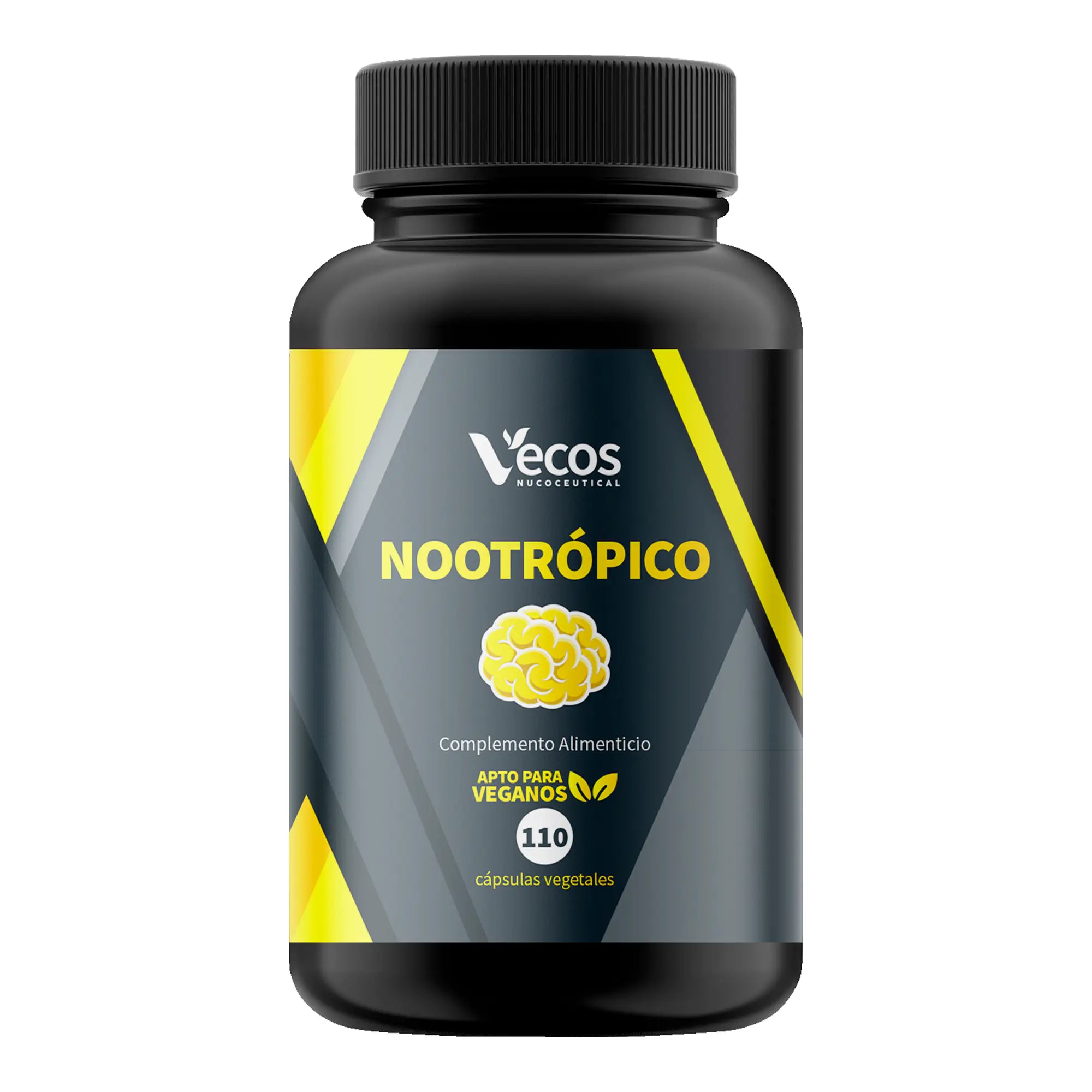 NOOTRÓPICO 110 Cápsulas es un complemento para enfoque y rendimiento mental, pensado para apoyar memoria, concentración y claridad.