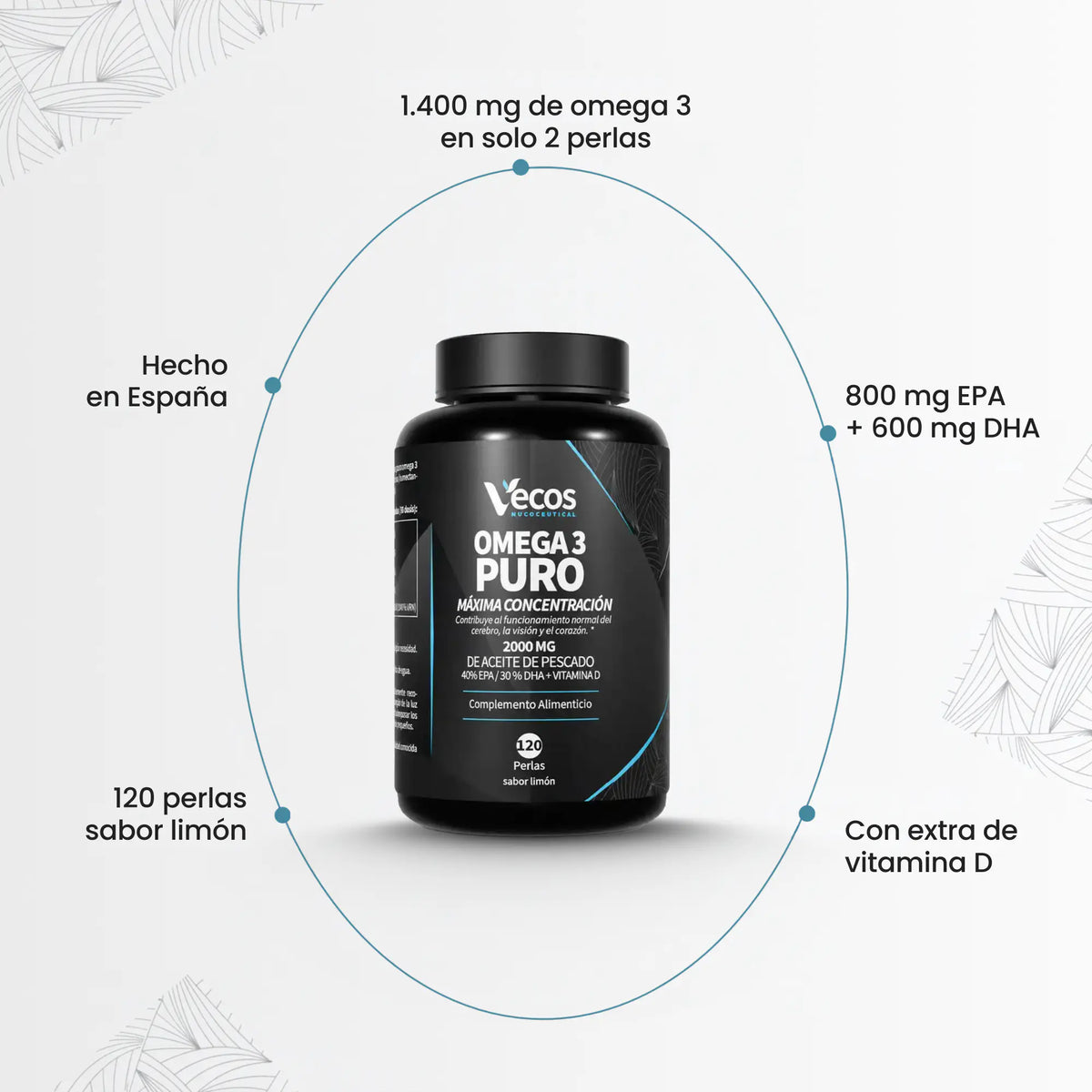 Omega 3 Puro (120 perlas)
