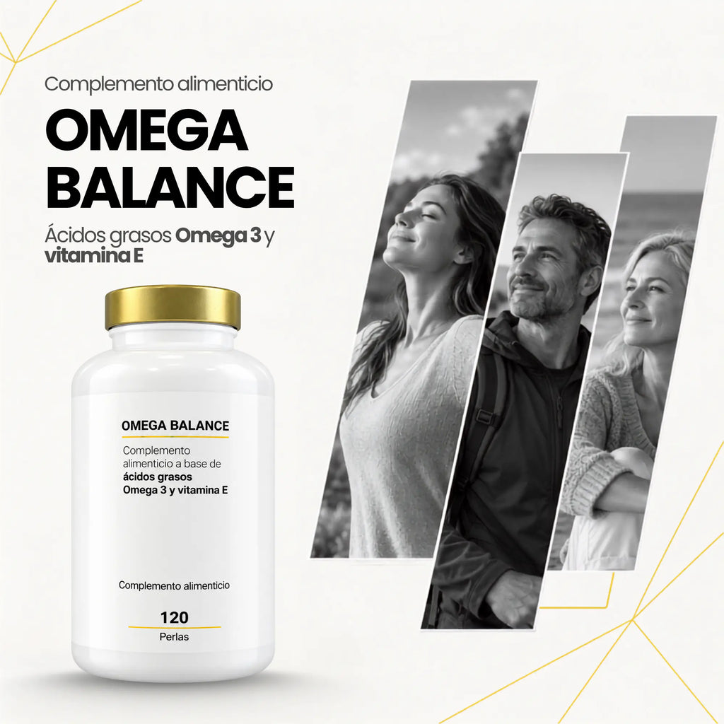Omega Balance | 1.200 mg de Omega-3 · EPA + DHA para el Corazón (120 perlas)