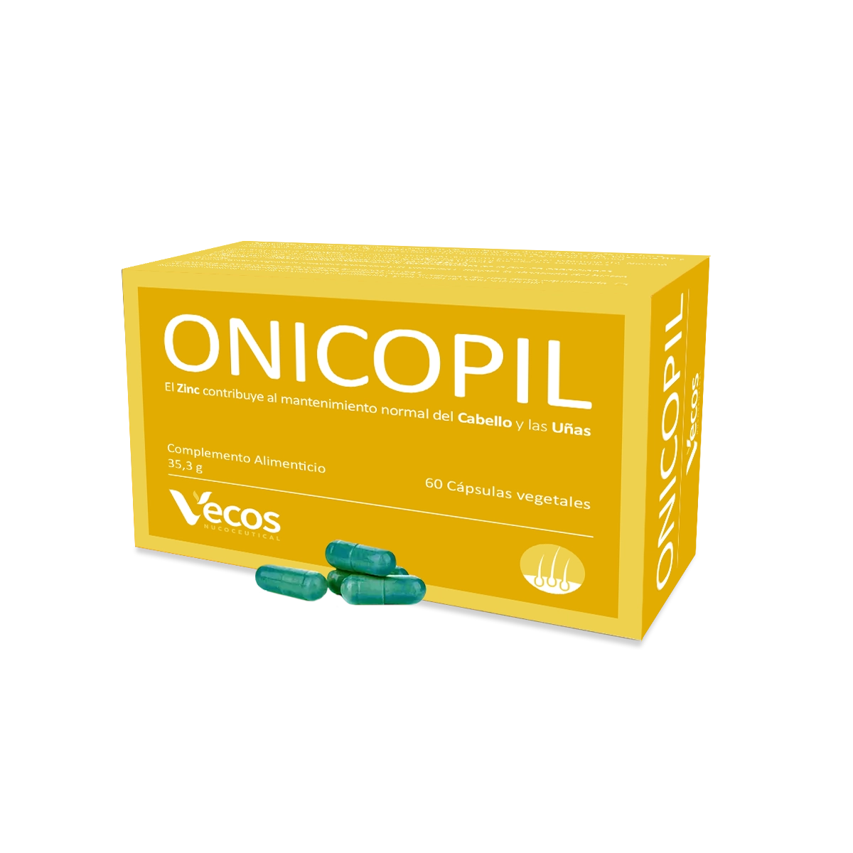Onicopil con cápsula