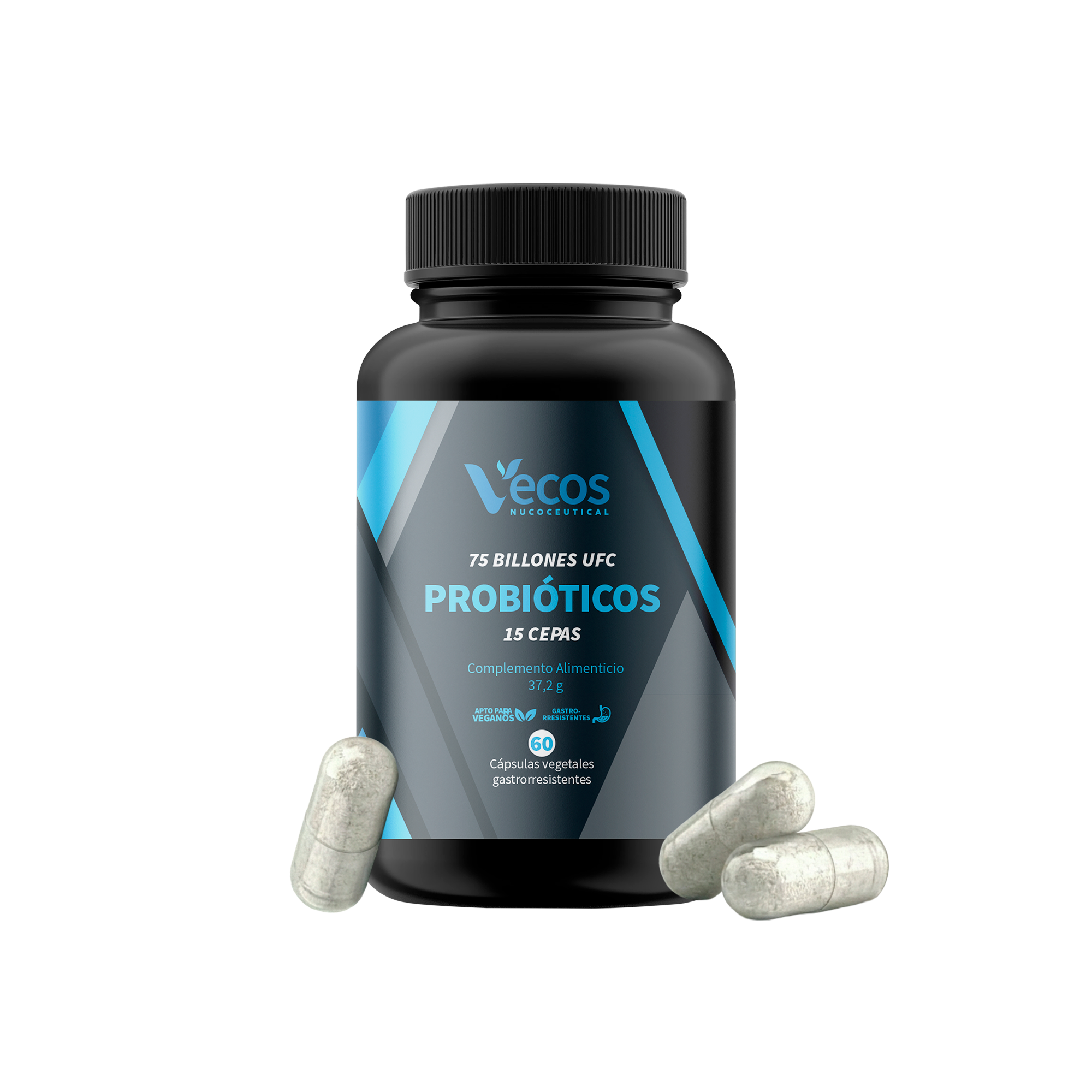 PROBIÓTICOS 75 Billones UFC 60 Cápsulas es un probiótico de alta potencia pensado para apoyo intestinal y defensas desde el intestino.