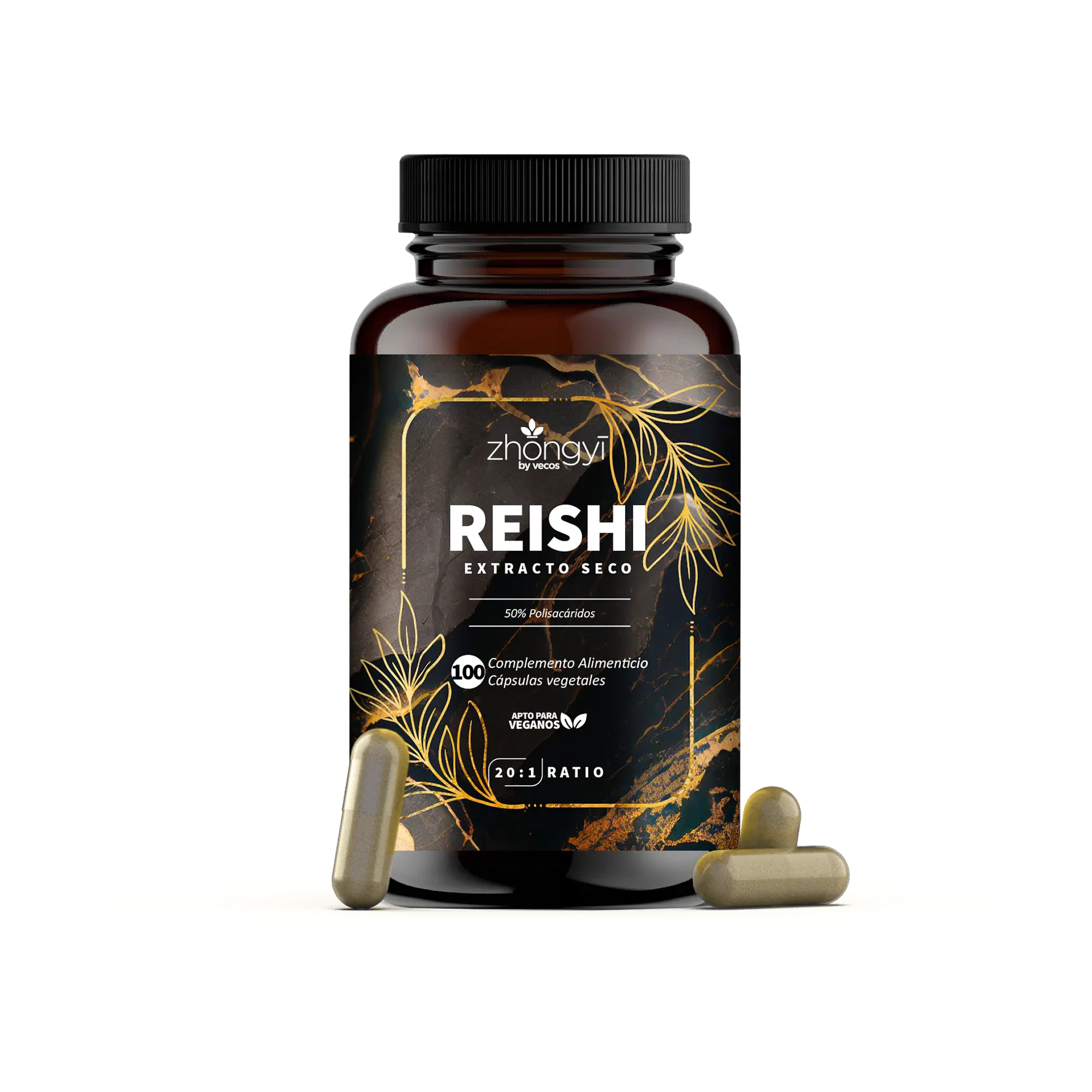 Reishi Zhongyi 100 cápsulas - ayudar a tus defensas inmunológicas naturales