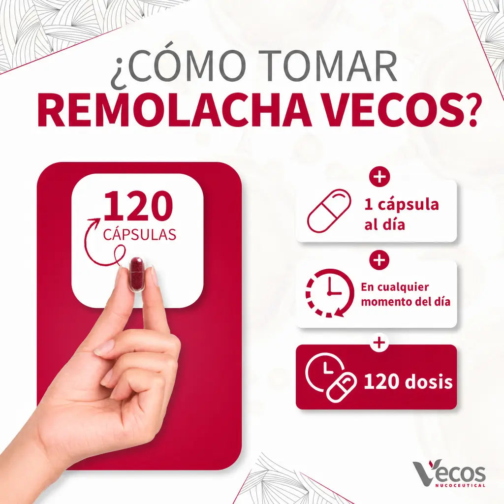 Remolacha Extracto 15:1 | 700 mg · 15 % Nitratos (120 cápsulas)