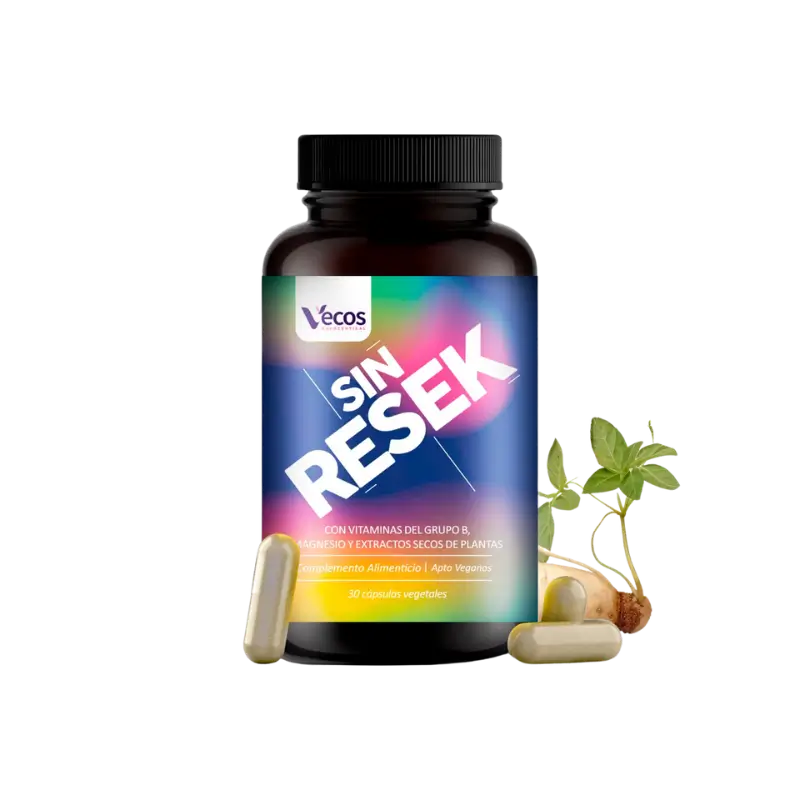 antiresaca sin resek de vecos con magnesio y vitamina b12