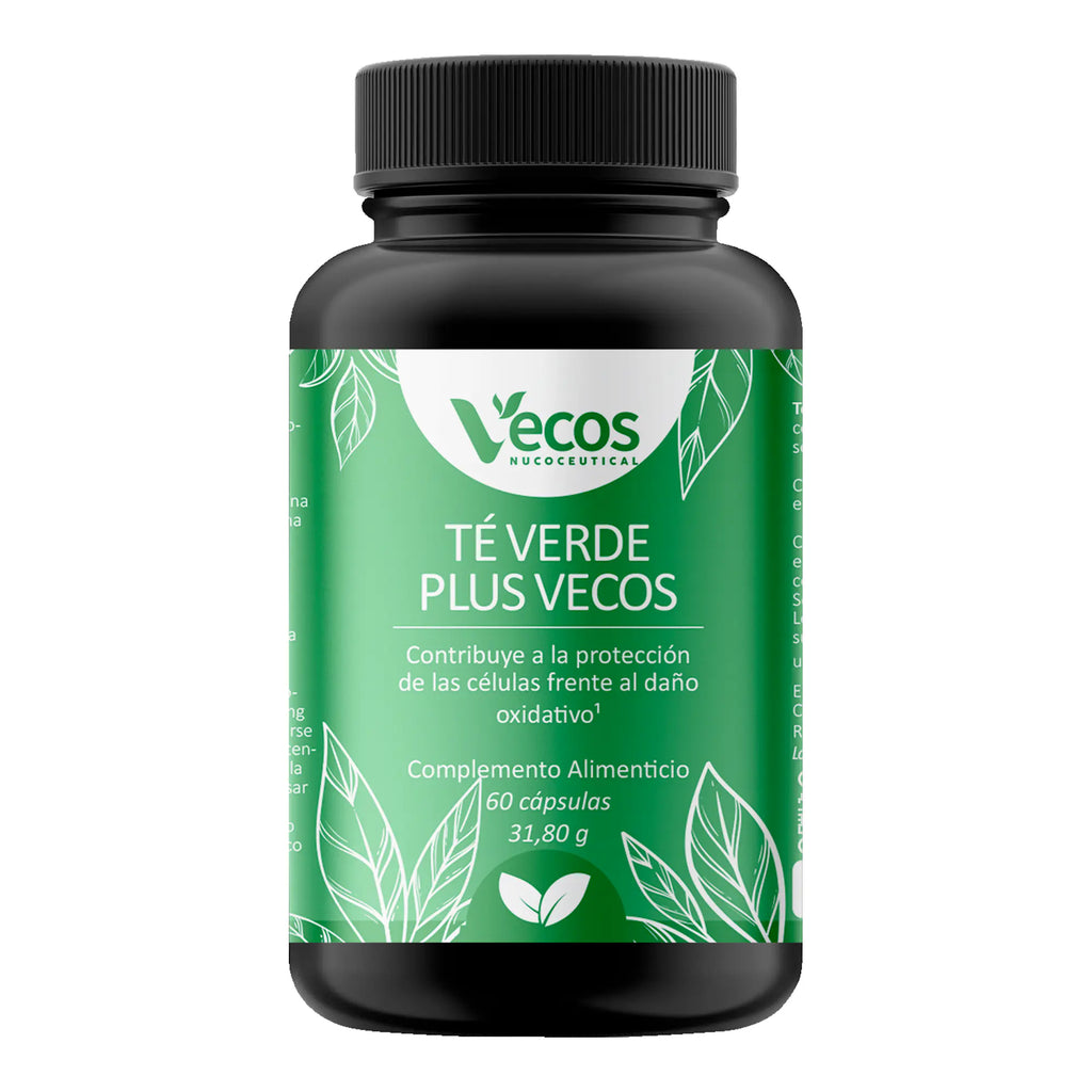 TÉ VERDE PLUS 60 Cápsulas es un complemento de té verde pensado para apoyo antioxidante, metabolismo y energía suave en el día a día.