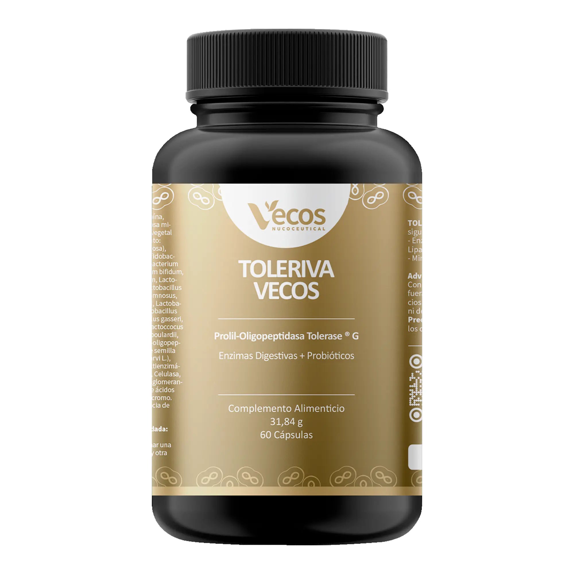 TOLERIVA 60 Capsulas es un complemento digestivo pensado para apoyar tolerancia y confort intestinal, ayudando con gases e hinchazón.