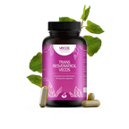 Suplemento alimenticio trans resveratrol para cuidar la salud cardiovascular y la longevidad