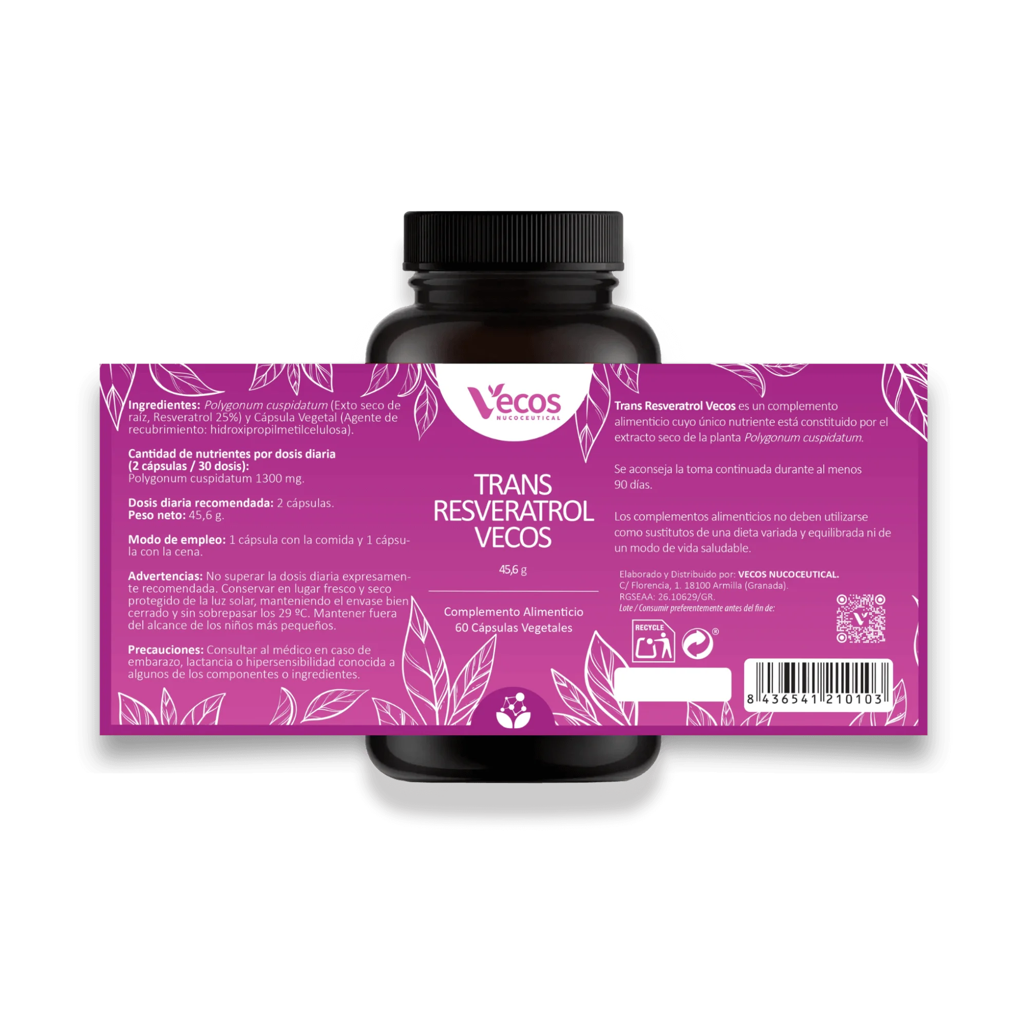 Etiqueta TRANS RESVERATROL