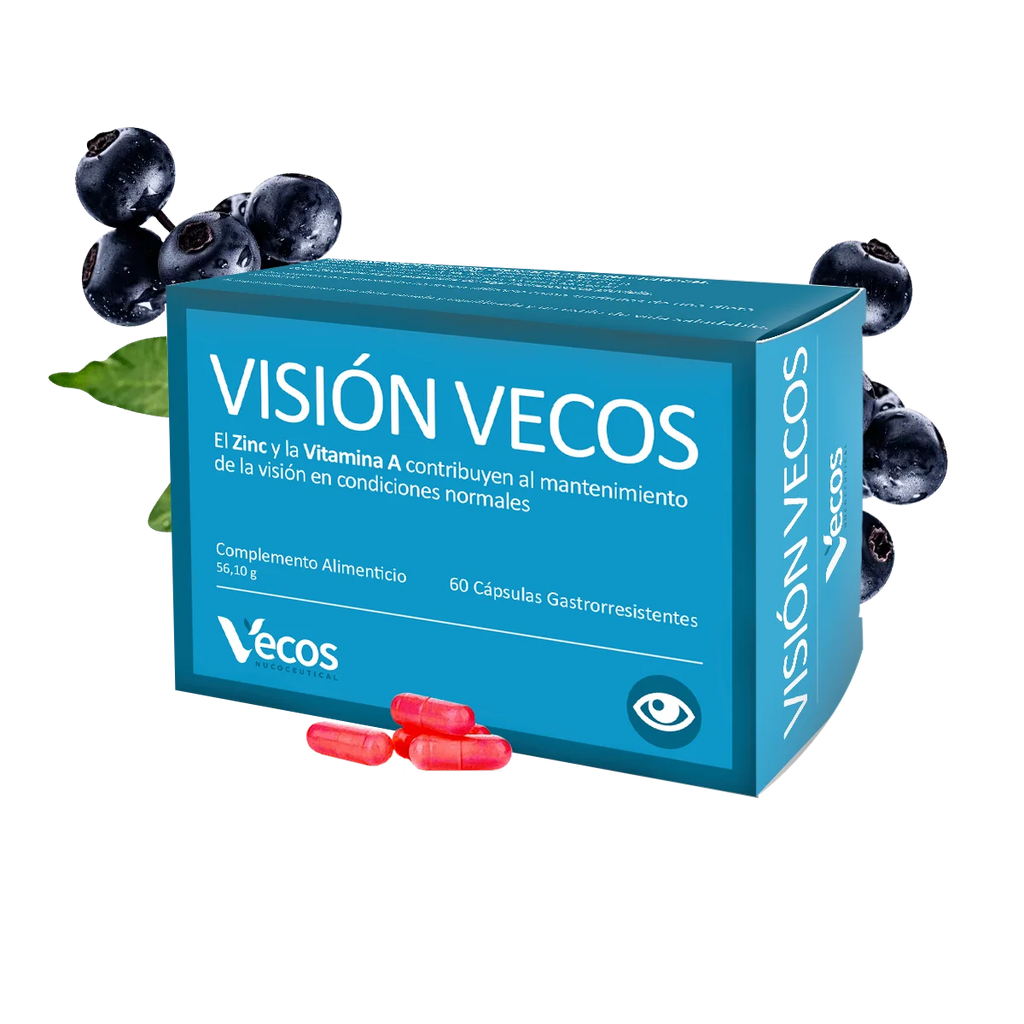 Visión Vecos (60 cápsulas) - Complemento alimenticio para la visión