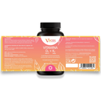 Etiqueta VITAMINA D3 + K2