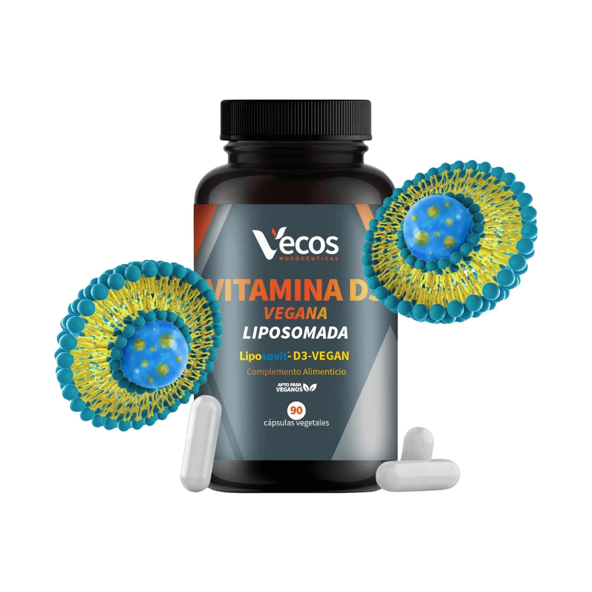 Vitamina D3 Vegana Liposomal Liposovit®(90 cápsulas) – vecosnucoceutical