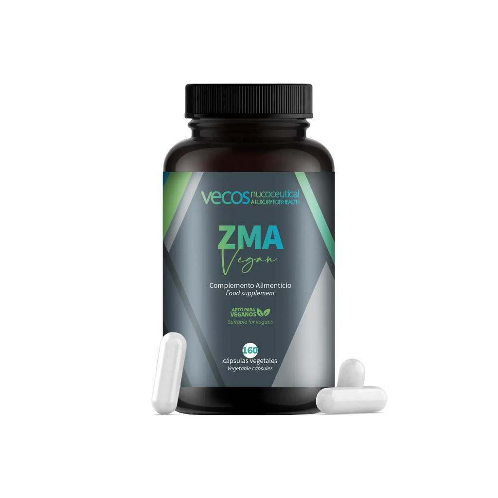 Complemento deportivo para el desarrollo muscular de Magnesio, Zinc y Vitamina B6